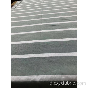 stripe benang kain dicelup polyester untuk tekstil rumah